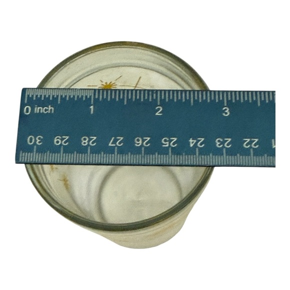 MCM 50s Vintage Atomic White And Yellow Starburst Glass - Picture 9 of 9